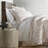Southshore Fine Linens Forevermore Blush Reversible Cotton Duvet Cover Set, 300 Thread Count Sateen, 3-Piece with 1 Duvet Cover and 2 Standard Shams, Full/Queen-1109115212-1109115214