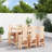 Auggie Brayden Studio Bar Set with Wood Frame and Solid Wood Outer Material-214366035