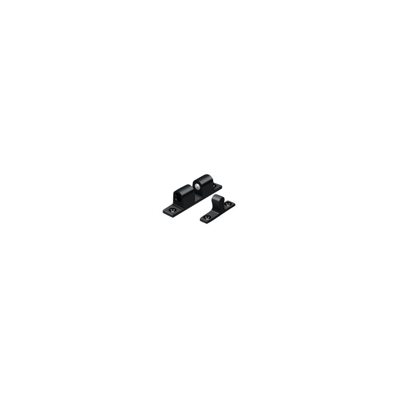 Deltana BTC20CR003 Ball Tension Catch 2-1/4" x 1/2" in PVD Polished Brass, 54" H x 28" W x 28" D, Paint Black
