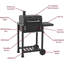 COSMOGRILL 561.29cm W Barrel Charcoal Grill