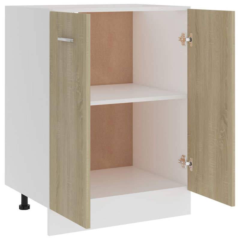 Armoire inférieure vidaXL Chêne Lyon Sonoma 60 x 46 x 81,5 cm, Chêne sonoma