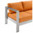 Shore Outdoor Patio Aluminum Sofa-1247526533