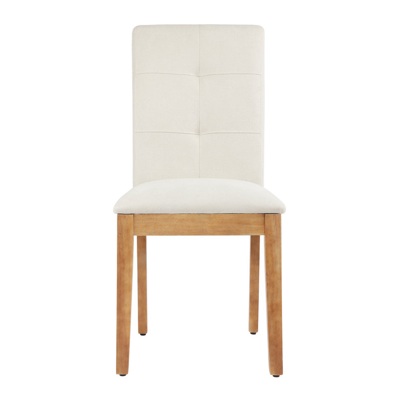 Chaise de salle à manger en tissu, Beige