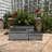3 Piece Merton Acanthus Rectangular Planters, 19.75"