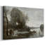 Paysage rétro - CD XXXIV, reproduction d'art sur toile-212092995