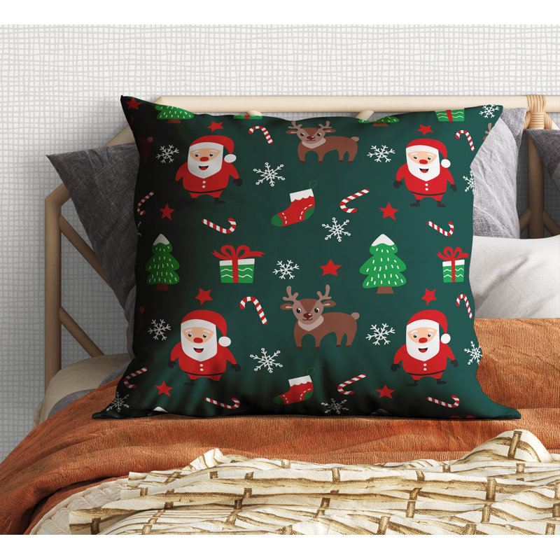 Outdoor Reversible Throw Pillow, 16" x 16"