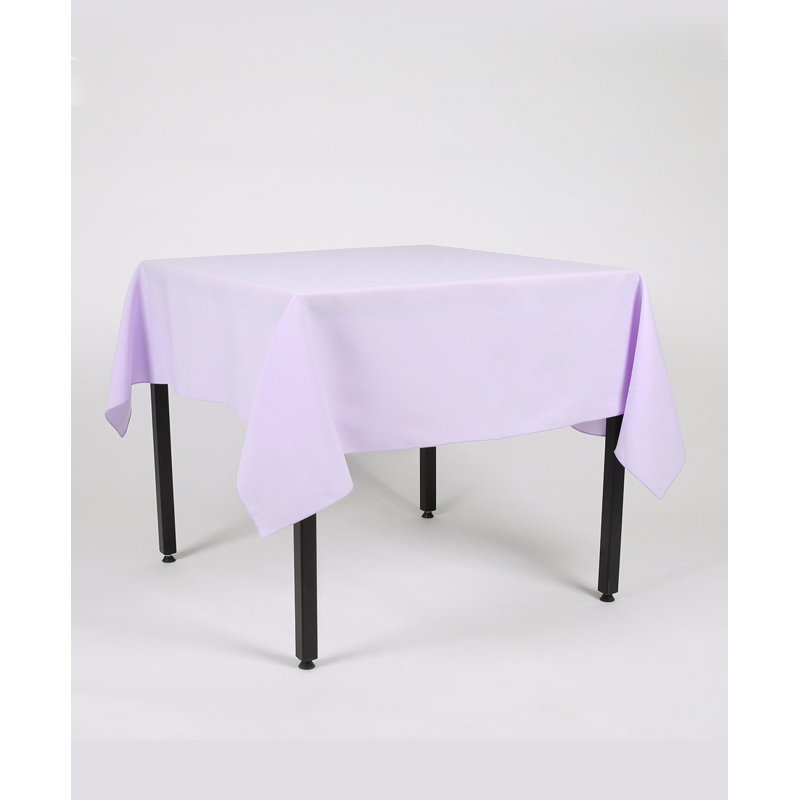 Hot Pink Rectangle Tablecloth 55" x 108" (139cm x 274cm), Lilac, 106cm W x 357cm L