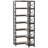 79.53" Tall 7-Tier Large Corner Bookshelf-923734515