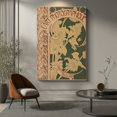 L'Art Photographique -Gallery Wrapped Canvas by Alphonse Mucha