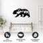 Ours en métal, art animalier rustique, silhouette d'ours forêt de montagne, décoration murale d'inspiration naturelle - sculpture en métal industrielle moderne-345038204-345038206