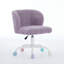 Chaise de bureau pivotante réglable avec base en métal-2096858506