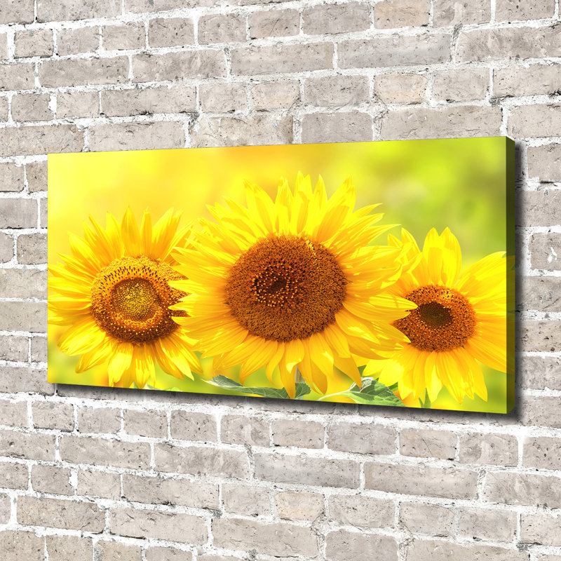 Sunflowers - No Frame Print on Canvas
