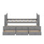 Twin Size Daybed With Drawers And Trundle-760228760