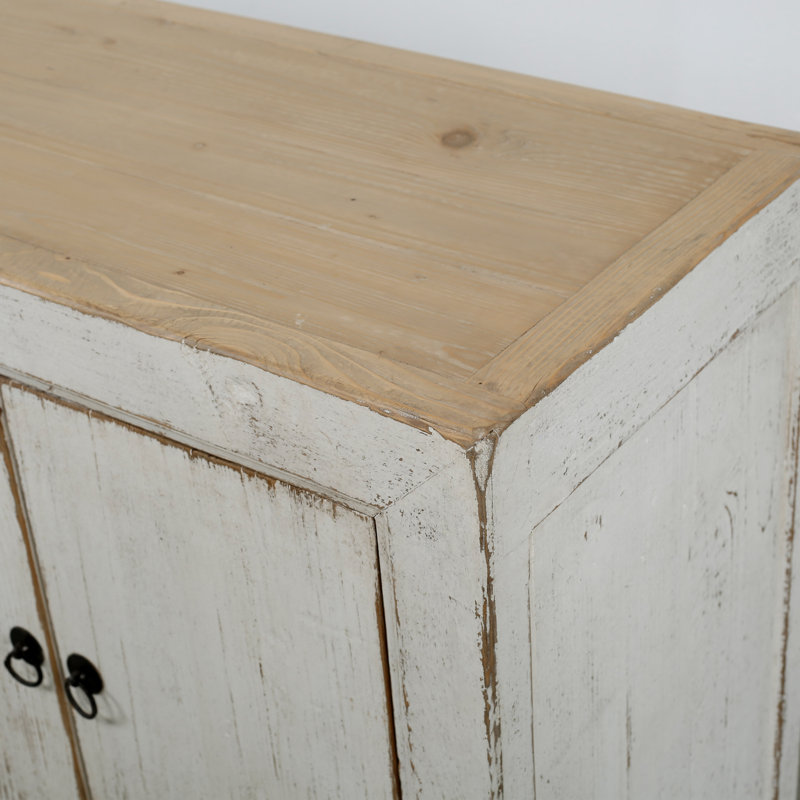 Shandong Ming 79'' W Solid Wood Sideboard