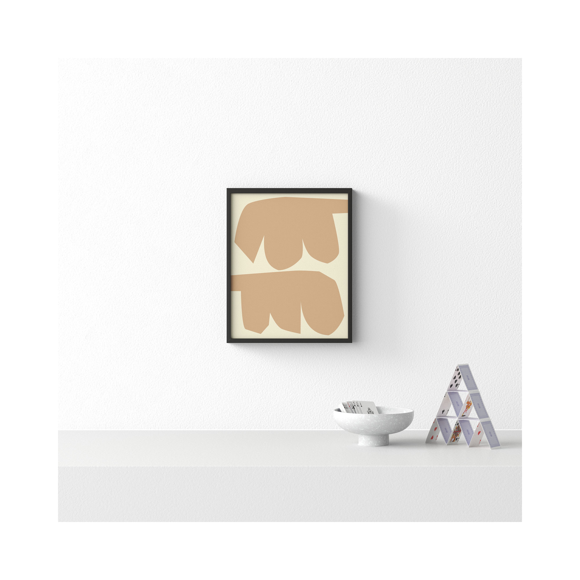 Component 1 by Michael Kempen, Black Framed, 20"H x 16"W x 1.25"D