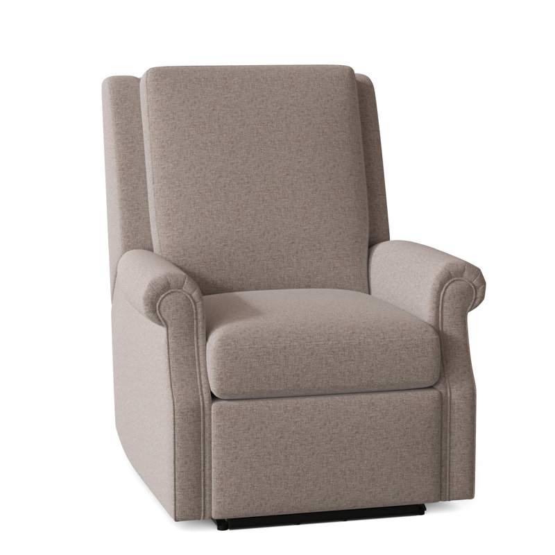 Roll Arm 32.5" Wide Standard Recliner, Zero Wall, 9953 Pewter, Manual