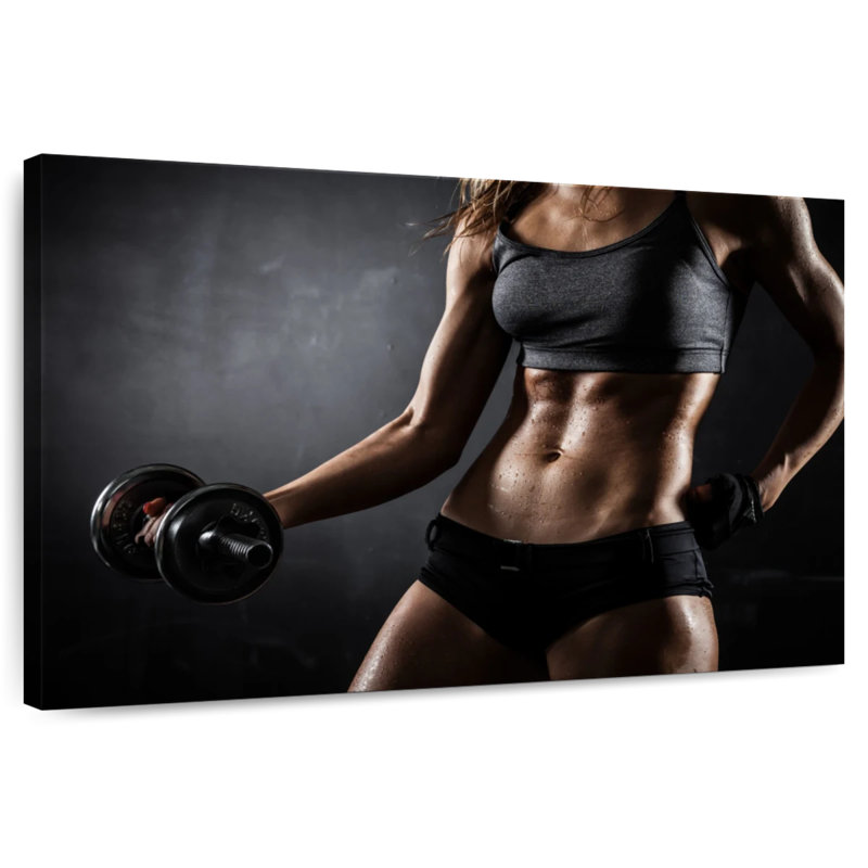 Sireci Weightlifting Lady, 8" H x 12" W