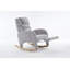 Chaise berçante en coton et lin avec repose-pieds réglable-1648284799