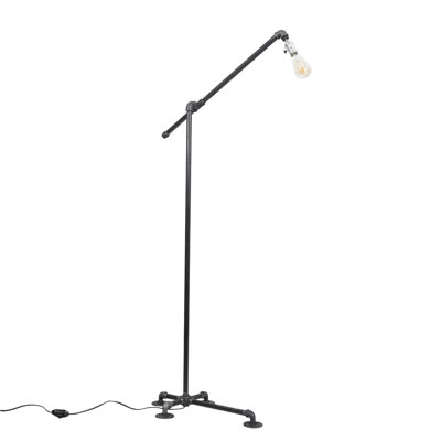 Lampe de plancher télescopique robuste avec tuyau de 14 po X 21,5 po Base