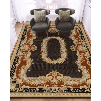 Tapis rectangulaire noué à la main