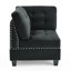 Canapé modulaire de 57 po de large à assise modulaire avec repose-pieds, canapé modulaire, canapé modulaire-608908795-622592551