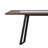 Arevalo Transitional 79 In. Rectangular Dining Table With Brown Wood And White Sintered Stone Table Top - Seats Up To 6