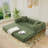 Lozena 78-Inch King-Size Convertible Sleeper Sofa Bed with No Assembly, Hybrid Mattress Couch Compression Sofa In a Box-217050376