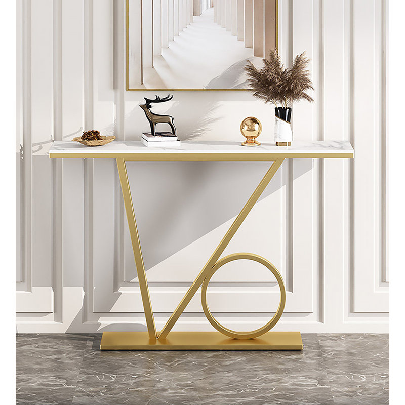 Canapé d'entrée en marbre fritté Marble, White