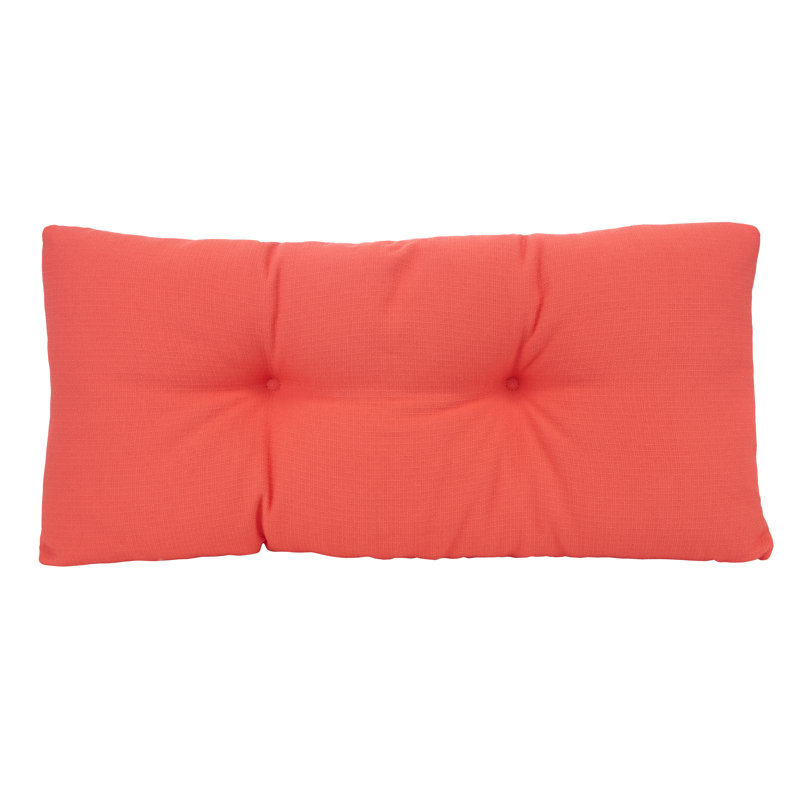 Omega Non-Slip Bench Cushion, Coral, 43" W x 14" D
