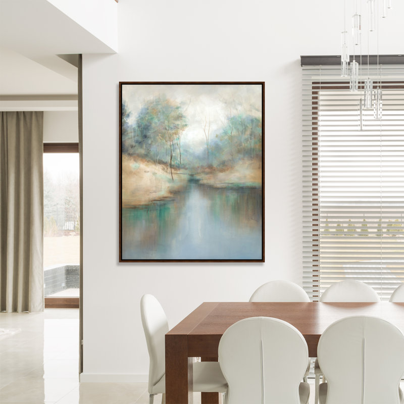 River Haze Painting by D’Alessandro Léon, Image Brush Gel