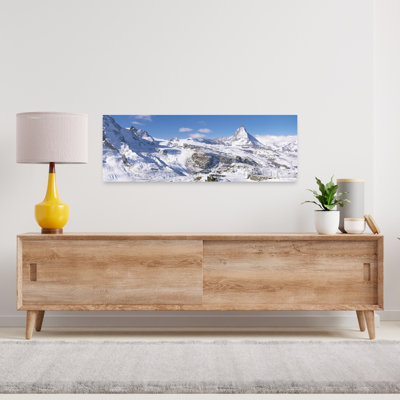 Matterhorn, Suisse, paysage abstrait contemporain, art mural montagne