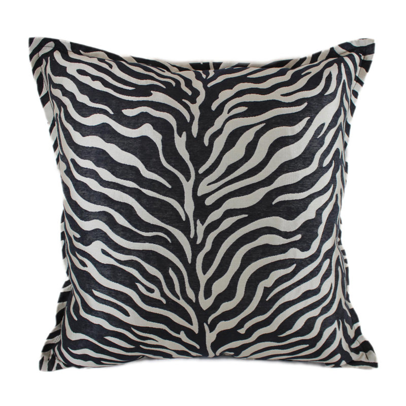 True Safari Throw Pillow, Black