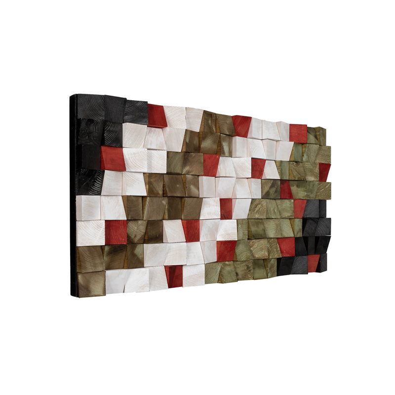 Handmade Solid Wood Wall Decoration Abstract