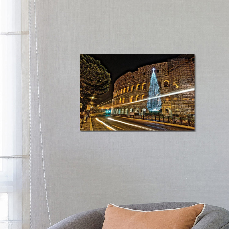 Christmas In Rome by Zoe Schumacher - Wrapped Canvas Print, 66.04 cm H x 45.72 cm W x 1.91 cm D