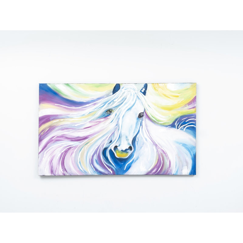 Peinture sur toile 47 po x 27 po - peinte à la main en rose Transformez votre espace en une œuvre d'art