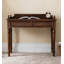 Bureau traditionnel en bois d'hévéa avec tiroirs-155070083