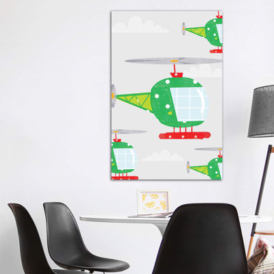In the Air Helicopters - impression d'art graphique