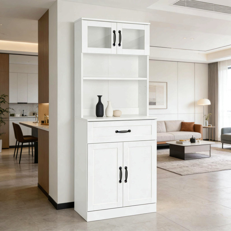 Coffee Cabinet,Tall Storage Pantry,Buffet Cabinet