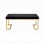 Banc en fausse fourrure Boice