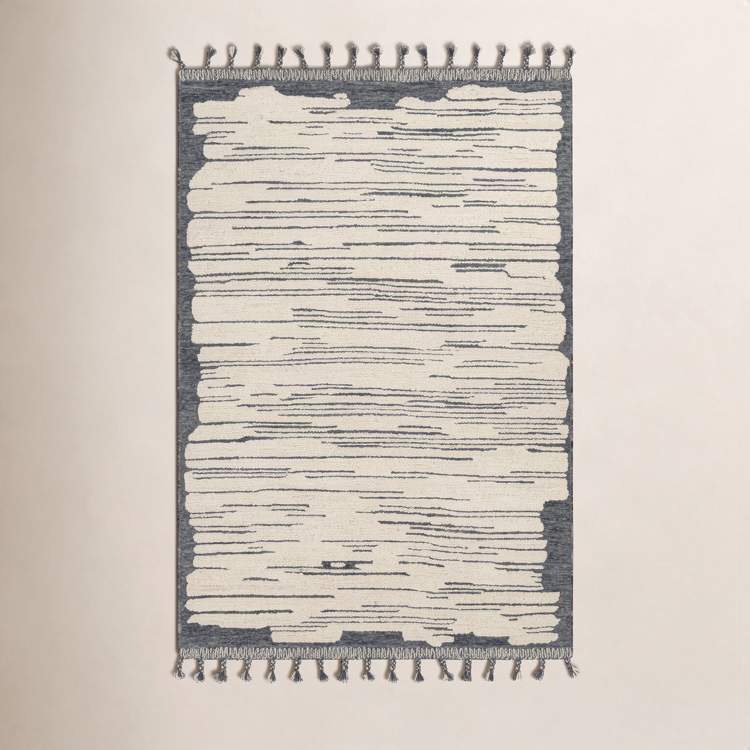 Lumia Hand-Tufted Charcoal Rug, Rectangle 8' x 10'