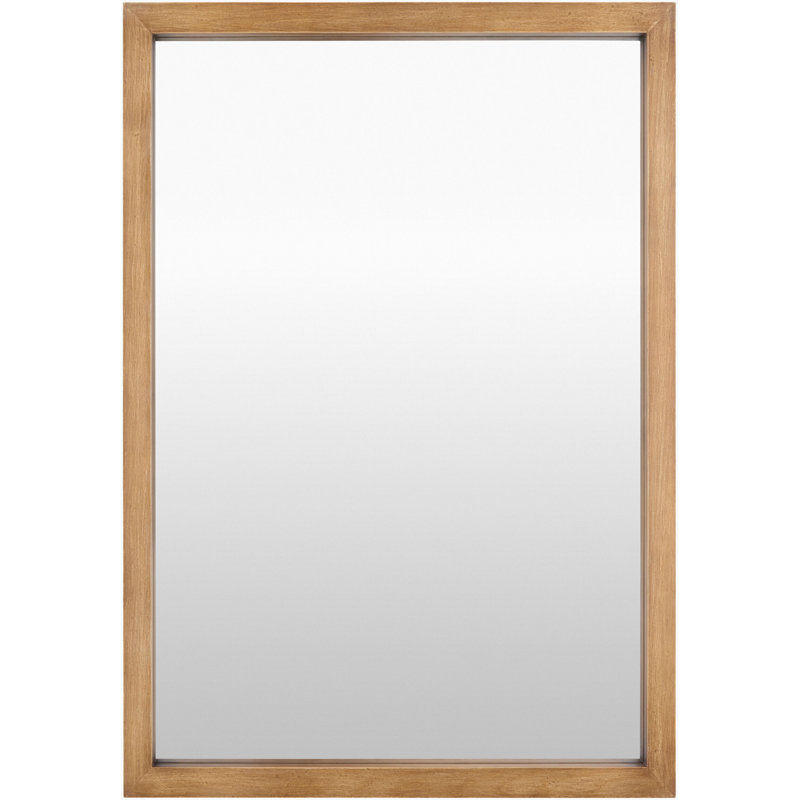 Brecksville Mirror, 35" x 24", Antiqued Brown