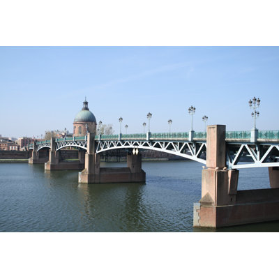 St Pierre Bridge 1 Piece Wrapped Canvas Wall Art