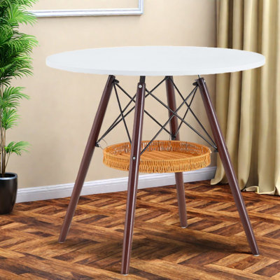 Tables de salle à manger peu encombrantes (table seulement, sans chaises, avec plateau et pieds) avec rangement, bois MDF, petite cuisine moderne