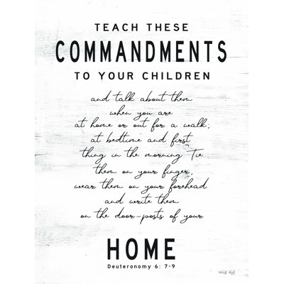 " Teach These Commandments "