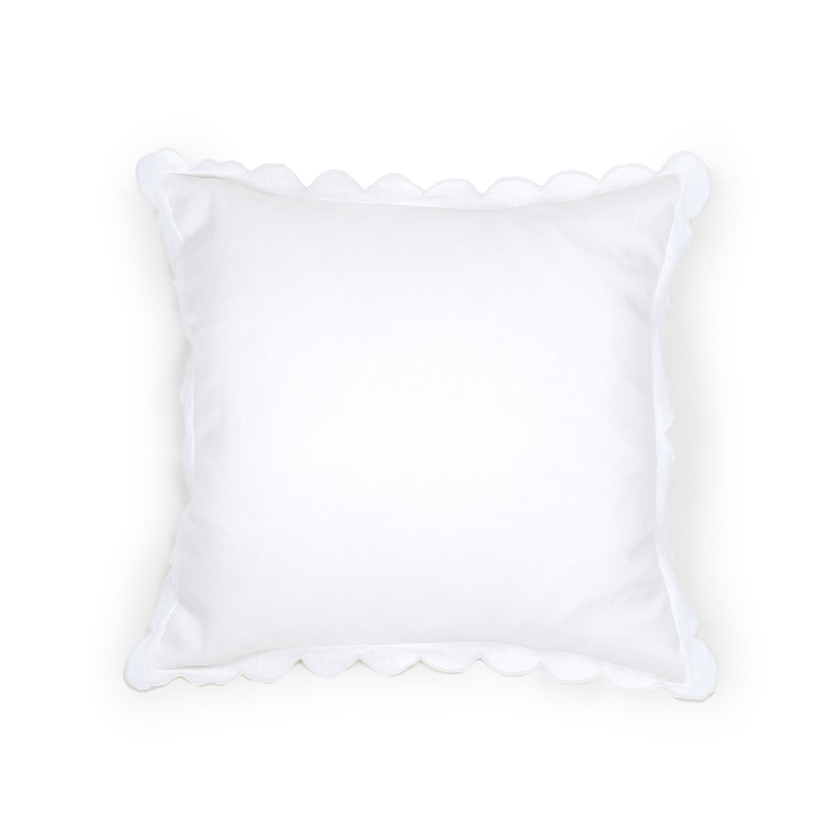 Kelly Linen Sham, White, Euro