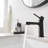 Single-Hole Single-handle Bathroom Faucet with Drain Assembly-87349300
