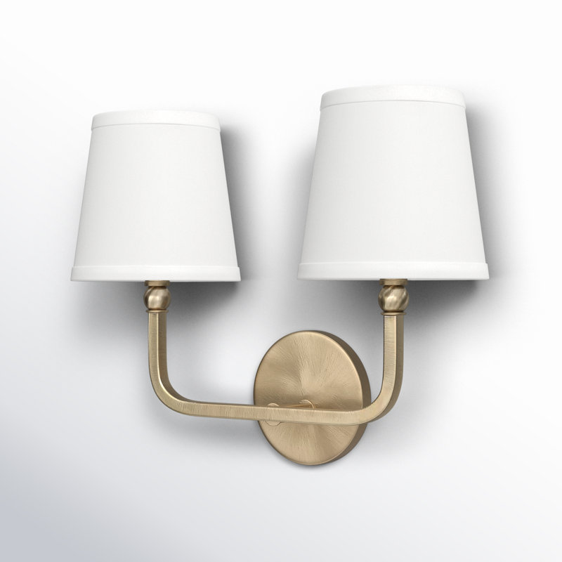 Climsland Dimmable Vanity Light, 2, Aged Brass