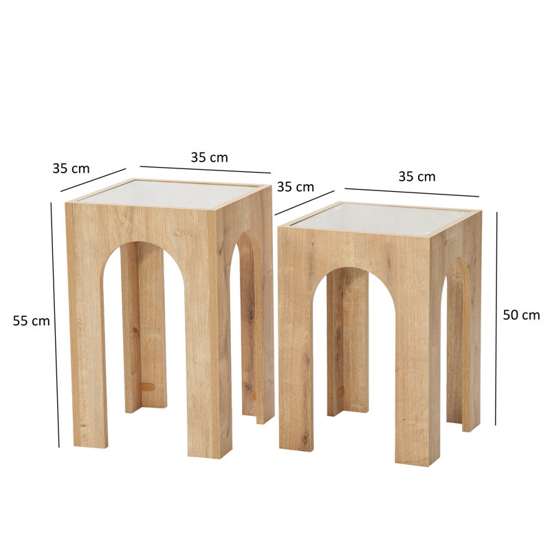 Coffee Table Set, Transparent