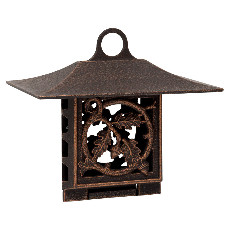 Oakleaf Suet Bird Feeder, Oil Rubbed Bronze