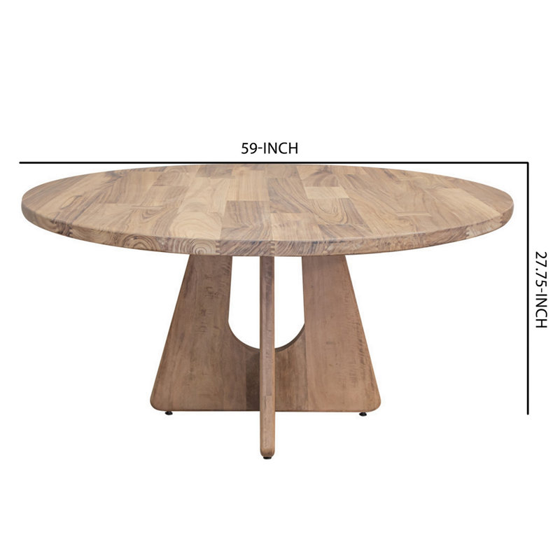 Table de salle à manger ronde Ilianka